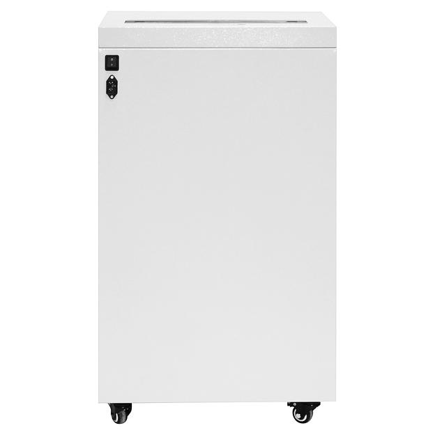 ГЕЛЕОС Уничтожитель документов УО90-5, DIN P-5 (5 ур-нь секр.), фрагмент 1,9х15мм, 18-21 лист (70г/м2), CD/пл.карты/скрепки/скобы, 90 литров фото 2