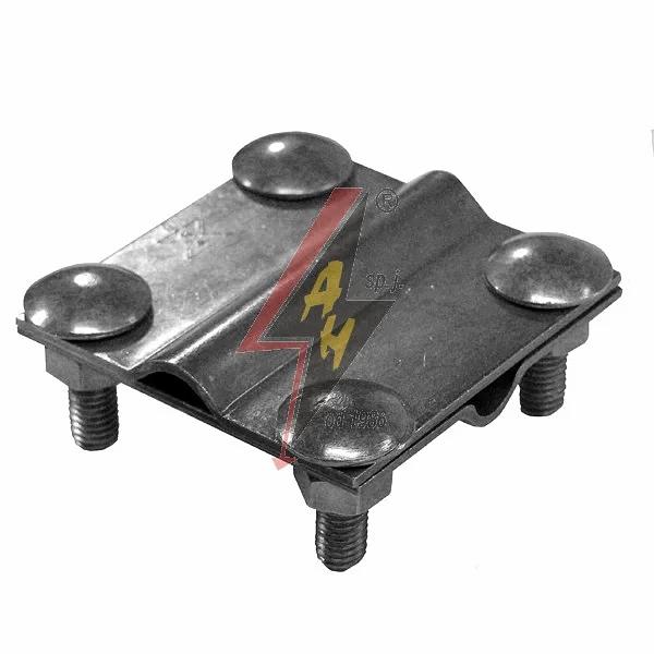 Крестообразное соединение (проволока-проволока) AH Hardt Sp.j. 4×M8×25, две пластины, B до 40 мм, проволока D 5-12 мм ОПТ фото 1