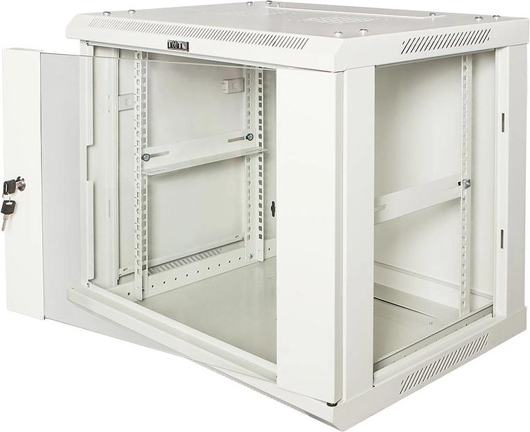 Шкаф коммутационный Lanmaster PRO (TWT-CBWPG-15U-6X4-GY) настенный 15U 600x450мм пер.дв.стекл 60кг серый IP20 фото 2