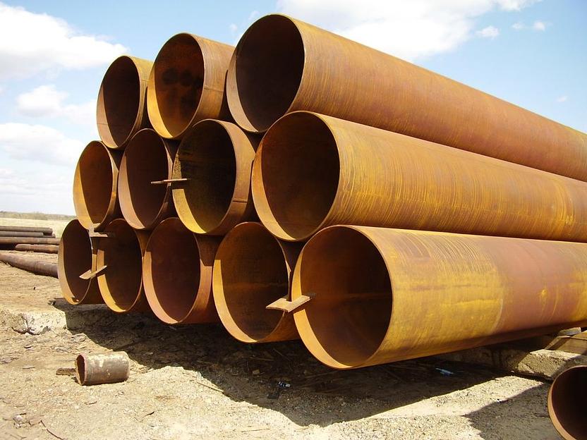 Трубы бу стальные (чищенные, битум, пескоструй) фото 3