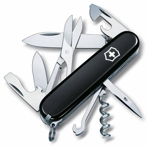 Нож перочинный Victorinox Climber (1.3703.3) 91мм 14функций черный карт.коробка фото 1