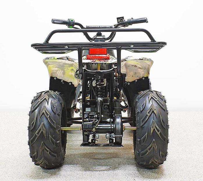 Купить Квадроцикл GreenCamel Гоби K51 (36V 800W R7 Цепь) быстросъём, ножной тормоз, зелёный экстрим фото 7