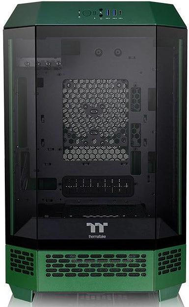 Корпус Thermaltake The Tower 300 Racing Green без БП mATX 11x120mm 5x140mm 2xUSB3.0 1xUSB3.1 audio bott PSU фото 1