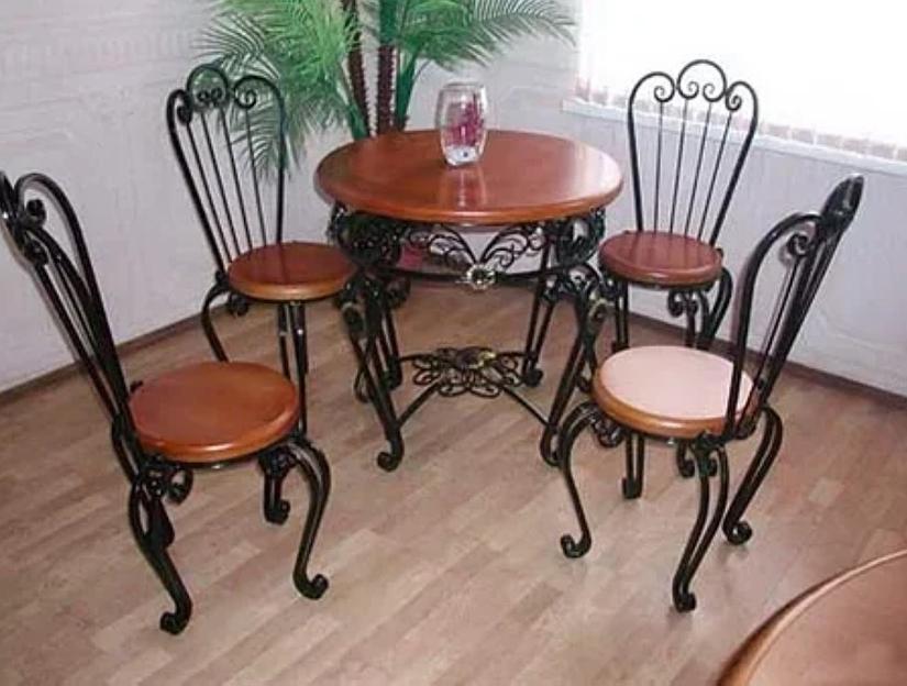 Кованая обеденная группа под заказ фото 1