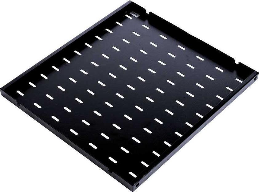 Полка стационарная ЦМО СВ-39-9005 1U нагр.:45кг. 19" 390мм черный (упак.:1шт) фото 2