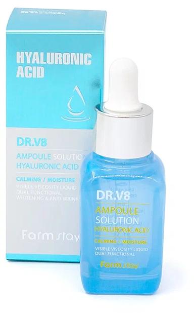  Ампульная сыворотка для лица с гиалуроновой кислотой FARM STAY ОПТ фото 3