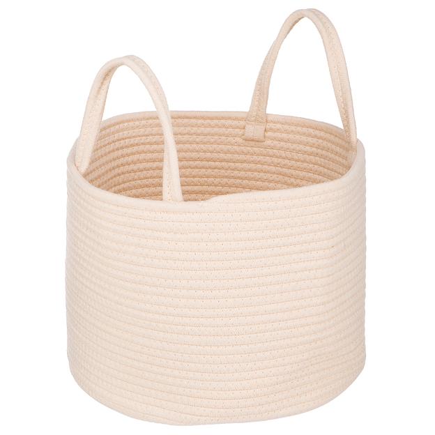 Корзина для хранения "Хлопок", Д300 Ш300 В250, бежевый фото 1