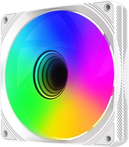 Вентилятор для корпуса Bloody BD-CF120ARGB1 ARGB 120х120x25 белый 4-pin 29дБ (BD-CF120ARGB1-WH) Ret фото 3