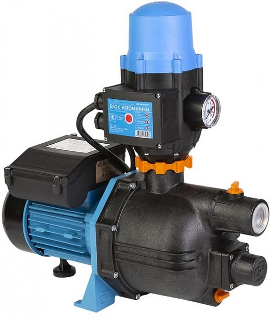 Садовый насос поверхностный Джилекс ДЖАМБО 60/35 П-К Комфорт 620Вт 3600л/час (в компл.:Блок автоматики) фото 1
