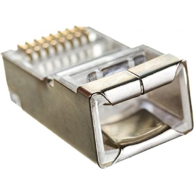 Gembird коннектор кат 5, экранированный RJ45 FTP8P8C(100 шт. в уп.) фото 1