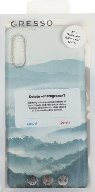 Чехол (клип-кейс) Gresso для Samsung Galaxy A02 Meridian зеленый (GR17AAAE8924) фото 6