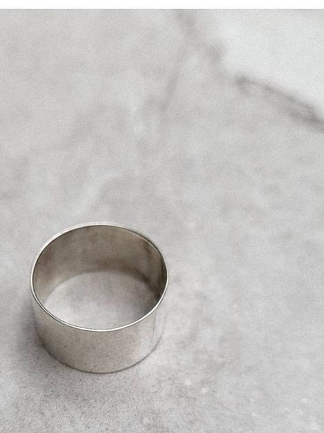 Серебряное кольцо на фалангу широкое 925 фото 3