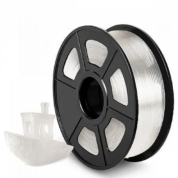 Филамент NVPRINT ABS Transparent для 3D печати диаметр 1.75мм длина 330 метров масса 1 кг фото 1