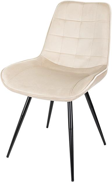 Стул для дома Бюрократ CH-K2_4 комплект 4шт бежевый Holland 06 металл черный на ножках (CH-K2_1/HL07_4) фото 4