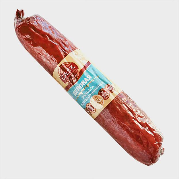 Колбаса варёно-копчёная «Деловая» фото 1