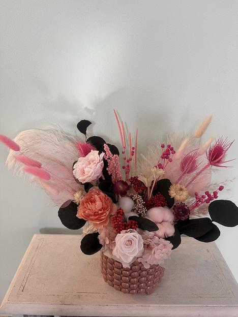 Букет из сухоцветов 43 см код 116551121 ОПТ фото 3