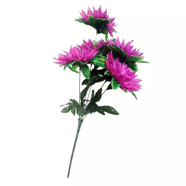 Букет астры на 5 голов 52см 282-646 фото 4