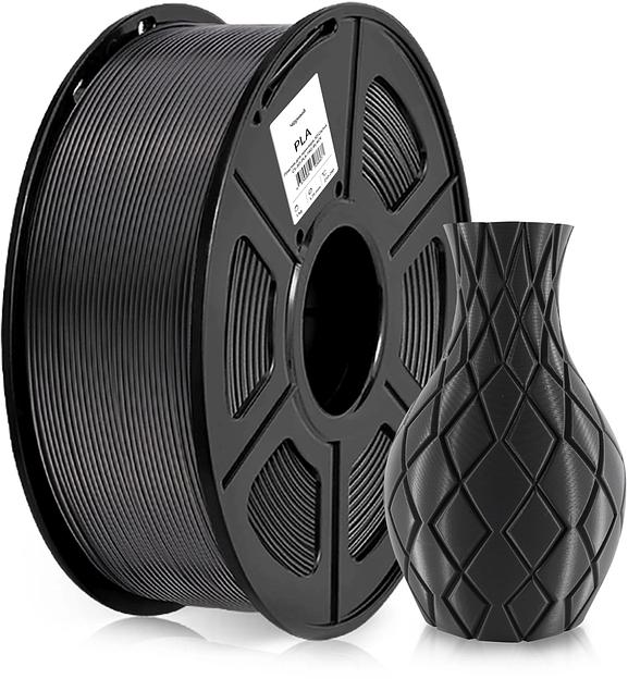 Пластик для принтера 3D Cactus CS-3D-PLA-1KG-BLACK PLA d1.75мм 1кг 1цв. фото 1