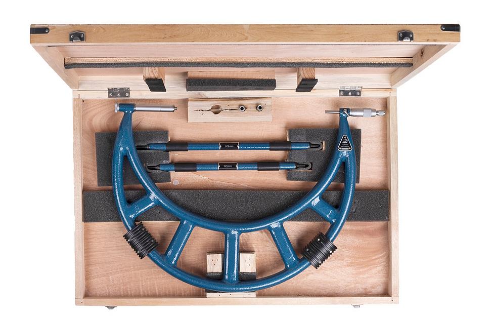 Микрометр гладкий МК- 400 0,01 SHAN с поверкой фото 3