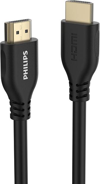 Кабель аудио-видео Philips 4K 30 Гц Full HD HDMI/HDMI 1.5м. позолоч.конт. черный (SWV2110/56) фото 1