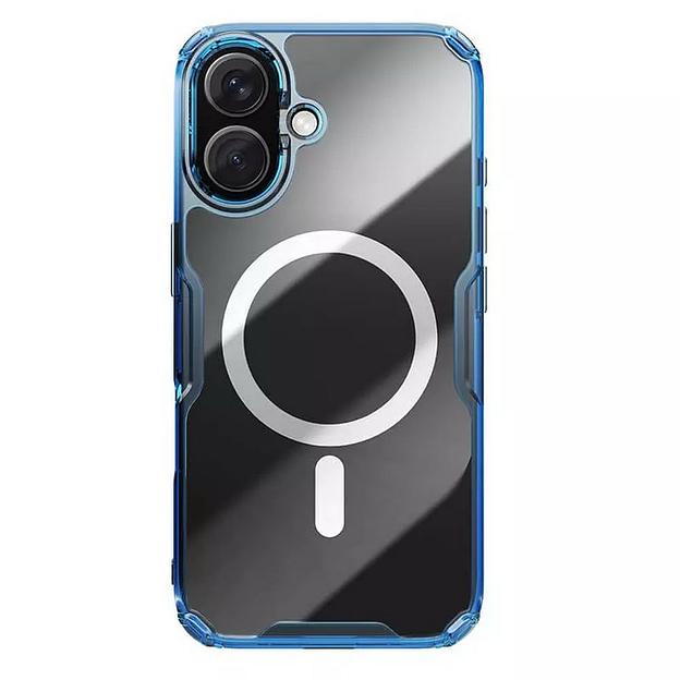Чехол Nature TPU Pro Magnetic Case, Blue, (AP iP16) фото 1