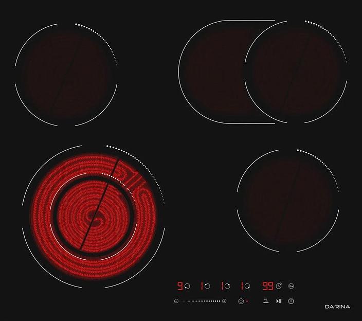 Электрическая варочная поверхность Darina 6Р Е328 B черный фото 5