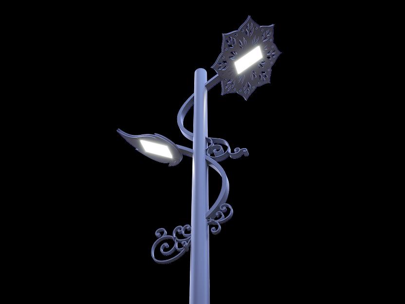 Парковый светильник SV-PARK2-FLO-2х30Вт-5м фото 1