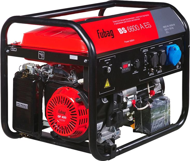 Генератор Fubag BS 6600 AES 6.5кВт фото 1