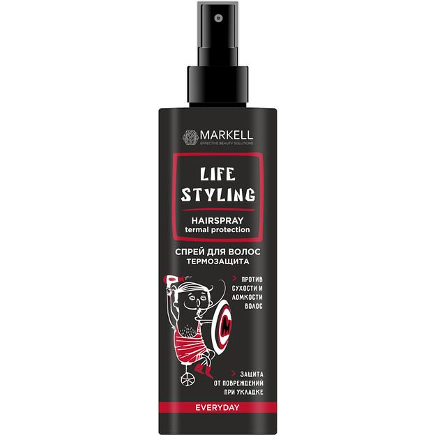 Markell professional cпрей для волос термозащита 195 мл фото 1