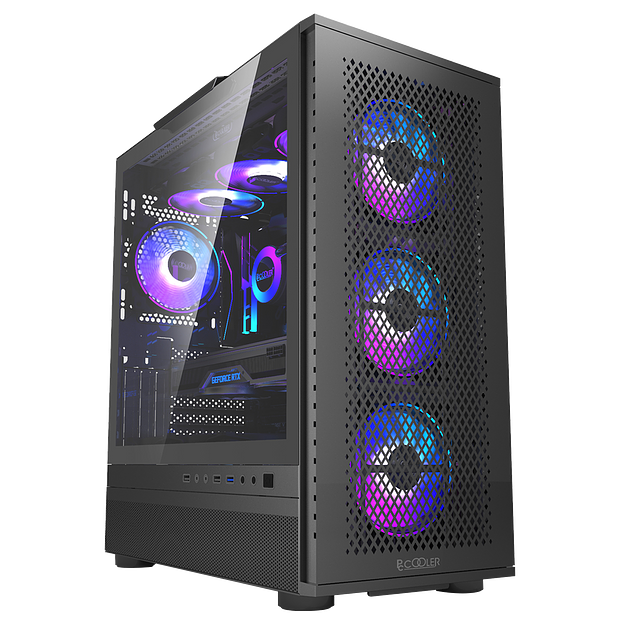 Корпус PCCooler ME200 MESH BK фото 1