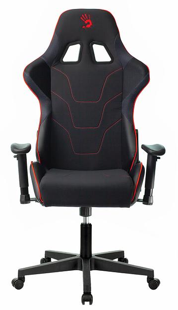 Кресло игровое A4Tech Bloody GC-400 черный/красный крестовина фото 10