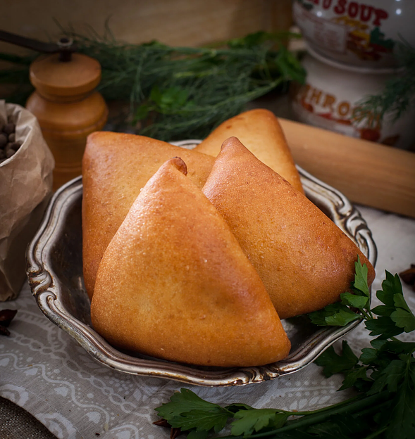 Пирожок «С мясом» 95 г, опт фото 1