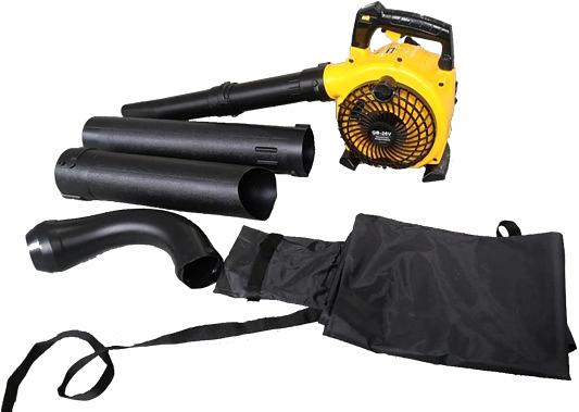 Воздуходувка Huter GB-26V 750Вт желтый/черный фото 5