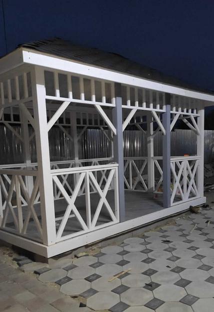 Беседка деревянная Derevo Style «Беседка № 4» фото 3