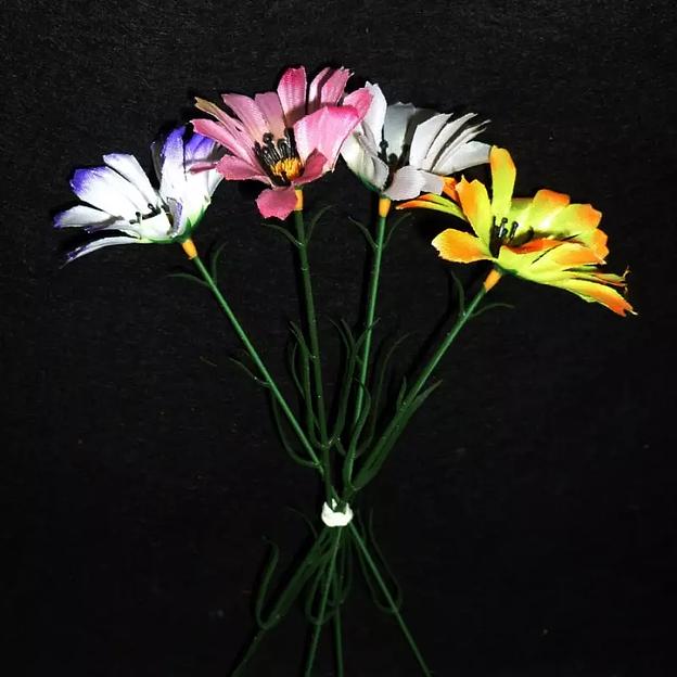 Искусственный георгин на ножке 24см 159-124 159-082 фото 2