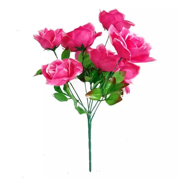 Букет с розами на 7 голов 47см 203-528 фото 2