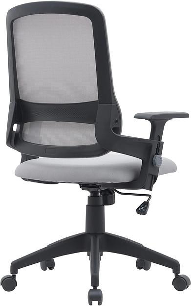 Кресло Cactus CS-MC313-BKGY черный/серый сетка/ткань низк.спин. крестов. пластик пластик черный фото 4