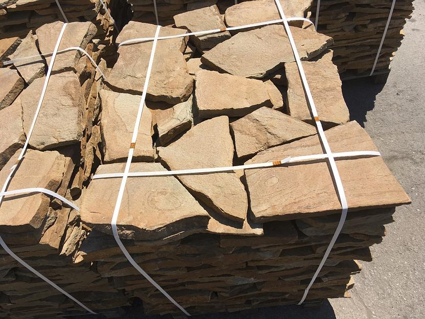 Песчаник плитняк Ясень /м2 (50 мм) фото 1