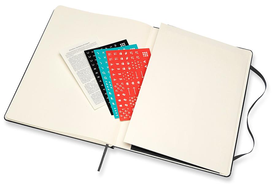 Еженедельник Moleskine CLASSIC WKNT XL 190х250мм 144стр. черный фото 6