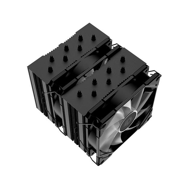 Кулер ID-COOLING SE-207-XT ARGB LGA20XX/1700/1200/115X/AM4 (8шт/кор, TDP 280W, PWM, черный, 7 тепл.трубок + медная база, 2 x FAN 120mm, Addressable RGB LED) RET фото 3