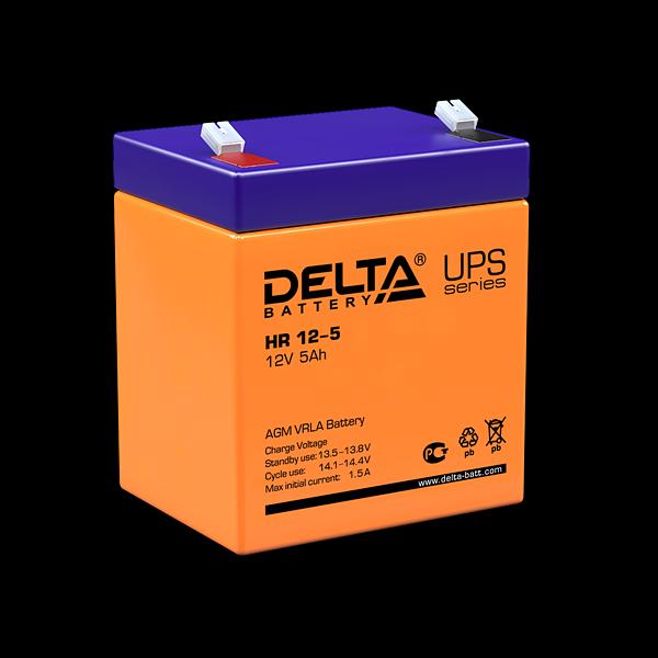 Delta Аккумуляторная батарея для ИБП HR 12-5 (12V/5Ah) (HR 12-5) фото 1