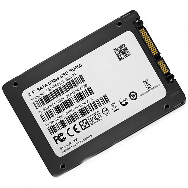Жесткий диск SSD ADATA 512Gb 2.5" SATA [ASU650SS-512GT-R] фото 2