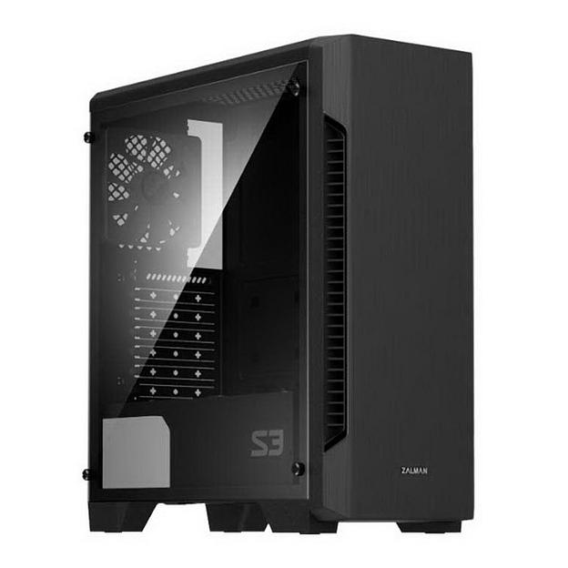 Корпус Zalman S3 черный без БП ATX 2x120mm 2xUSB2.0 1xUSB3.0 audio bott PSU фото 1