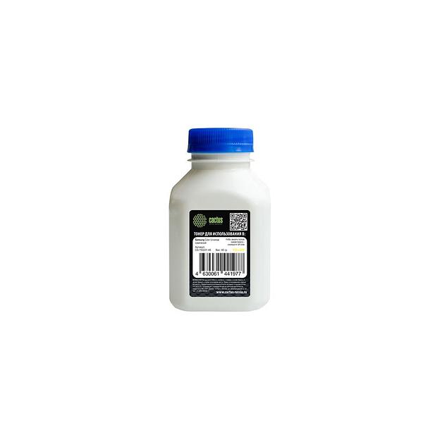 Тонер Cactus CS-TSG3Y-45, для Samsung CLP Universal, желтый, 45грамм, флакон фото 1