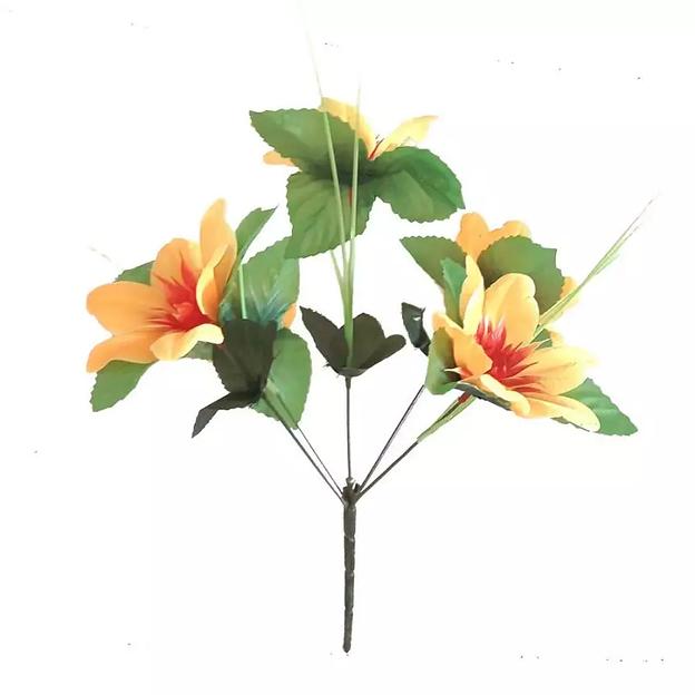 Букет георгинов 5 голов 27см 315-521 фото 2