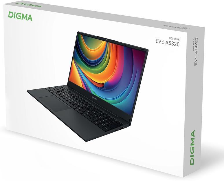 Ноутбук Digma EVE A5820 Ryzen 3 3200U 16Gb SSD512Gb AMD Radeon 15.6" IPS FHD (1920x1080) Windows 11 Professional black WiFi BT Cam 4500mAh (DN15R3-ADXW01) фото 9