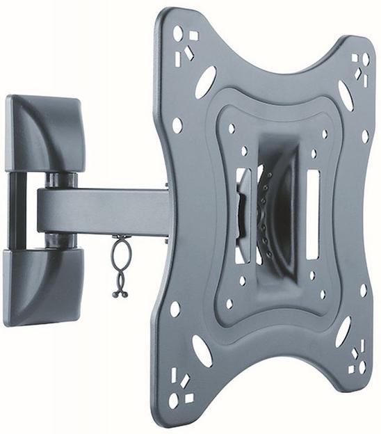 Кронштейн для телевизора Ultramounts UM 865 черный 23"-42" макс.20кг настенный поворотно-выдвижной и наклонный фото 1