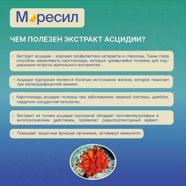 Комплекс Моресил ОМЕГА-3 с экстрактом асцидии ОПТ фото 5