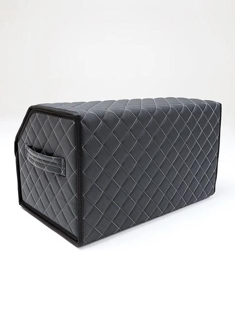 Органайзер в багажник для автомобиля чёрный белый ОПТ фото 2