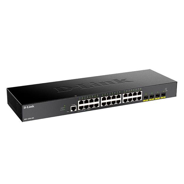 Коммутатор D-Link DGS-1250-28X/A1A 24G 4SFP+ настраиваемый фото 2